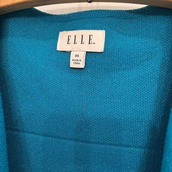 2/40$ BEAUTIFUL Elle open cardigan bleu size xs - Picture 6 of 9